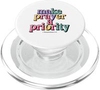 Faites de la prière Un Verset biblique chrétien prioritaire PopSockets PopGrip pour MagSafe