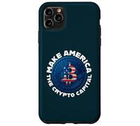 Faites de l'Amérique la Capitale Mondiale de la cryptographie des États-Unis Merch Coque pour iPhone 11 Pro Max