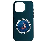 Faites de l'Amérique la Capitale Mondiale de la cryptographie des États-Unis Merch Coque pour iPhone 16 Pro