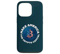 Faites de l'Amérique la Capitale Mondiale de la cryptographie des États-Unis Merch Coque pour iPhone 13 Pro