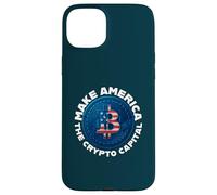 Faites de l'Amérique la Capitale Mondiale de la cryptographie des États-Unis Merch Coque pour iPhone 15 Plus