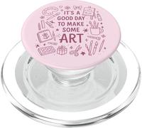 Faites de l'art une peinture célèbre, cadeau pour enseignant esthétique PopSockets PopGrip pour MagSafe