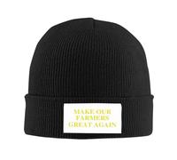 Faites de nos Agriculteurs de Great Again Casquettes Tuques Moutarde Casquette Maille sur Mesure d’Automne Casquette Unisexe décontractée pour Sport extérieur