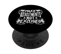 Faites des ajustements, Pas des Excuses Citation de PopSockets PopGrip Adhésif