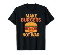 Faites des Hamburgers Pas de Guerre Amusants pour la Paix et Le Barbecue T-Shirt