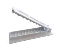 Faites des kebab sans effort avec cette machine à kebab manuelle de 33 cm pour brochettes de viande et de légumes (blanc)