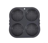 Faites des petits pains parfaitement formés à chaque fois avec notre chignon hamburger en silicone doté de 4 cavités