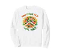 Faites des Pizzas végétariennes et Non des Motifs de Paix de Guerre Sweatshirt