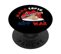 Faites en sorte Que Lefse ne fasse Pas la Guerre à la Norvège PopSockets PopGrip Adhésif