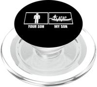 Faites équipe avec Votre Fils, Mon Fils, Papa, Maman, Rafting Amusant en Eau vive PopSockets PopGrip pour MagSafe
