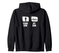 Faites équipe avec Votre Fils, Mon Fils, Papa, Maman, Rafting Amusant en Eau vive Sweat à Capuche