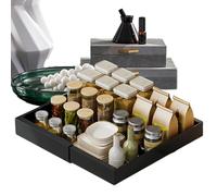 Faites glisser l'étagère de l'organisateur de l'armoire, sous l'évier, sous l'étagère de l'armoire de retrait de l'évier | Rangement multifonctionnel résistant rétractable si