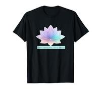 Faites grandir à travers ce que vous passez à travers le design de fleur d'aura fleurie T-Shirt