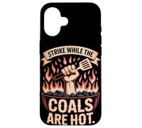 Faites grève pendant qu'il fait chaud Fête du travail Coque pour iPhone 16