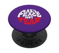 Faites la Paix, Pas la Peur PopSockets PopGrip Adhésif