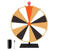 Faites la roue des prix, Spinner de la roue des prix - Roue de prix de jeu colorée - Roue de prix de table à 10/15 fentes avec support, pour fête, pub, salon commercial, carnaval