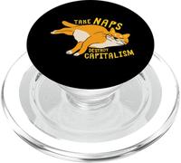 Faites la Sieste, détruisez Le capitalisme - Chat Communiste PopSockets PopGrip pour MagSafe