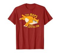 Faites la sieste, détruisez le capitalisme - Chat communiste T-Shirt