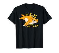 Faites la Sieste, détruisez Le capitalisme - Chat Communiste T-Shirt Graphique avec Valeur