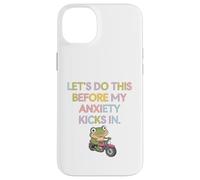 Faites-Le Avant Que Mon anxiété ne Commence, Grenouille anxieuse Coque pour iPhone 14 Plus
