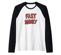 Faites-le grand avec ce graphique Fast Money Manche Raglan