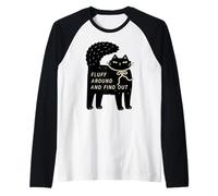 Faites Le Tour et découvrez Un mème drôle de Citation de Chat Manche Raglan