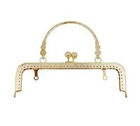 Faites-le vous-même Kiss Lock Wallet Frame Metal for DIY Craft Multicolor 18cm 20cm, Or-20 cm, One size, Classique