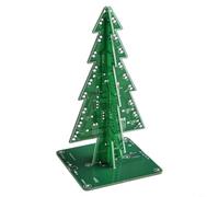 Faites l'expérience de la joie de créer des sapins de Noël festifs éclairés par LED avec cet ensemble électronique attrayant (7 couleurs)
