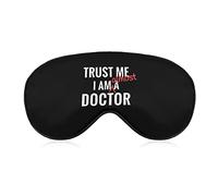 Faites-moi confiance, je suis presque un masque pour les yeux avec sangle réglable pour homme et femme Nuit Sommeil Voyage Sieste