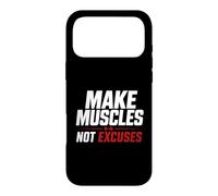 Faites Que Les Muscles ne soient Pas excusés pour la Gym, l'entraînement Physique Coque pour iPhone 17 Pro Max