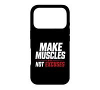 Faites Que Les Muscles ne soient Pas excusés pour la Gym, l'entraînement Physique Coque pour iPhone 17 Pro