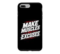 Faites Que Les Muscles ne soient Pas excusés pour la Gym, l'entraînement Physique Coque pour iPhone 7 Plus/8 Plus
