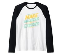 Faites Que Les Muscles ne soient Pas excusés pour la Gym, l'entraînement Physique Manche Raglan