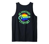 Faites Quelque Chose de créatif Chaque Jour avec des éclaboussures de Peinture Débardeur