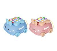 Faites semblant de jouer au téléphone, bavardage du téléphone | Les bavardent avec les roues - Apprendre les jouets, le style de lapin, le jeu de marche, le plaisir de la narration pour une éducation