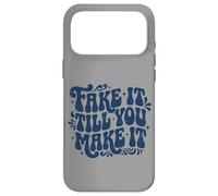 Faites Semblant jusqu'à ce Que Vous Le rendiez drôle rétro Coque pour iPhone 17 Pro Max