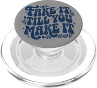 Faites Semblant jusqu'à ce Que Vous Le rendiez drôle rétro PopSockets PopGrip pour MagSafe