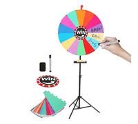 Faites Tourner la roueavec Support - Spinner Portable réglable, rouede Jeu rotative Robuste, Affichage interactif coloré | Spinner à rouecompact pour fête en Classe, Carnaval, Shopping, Veille inté