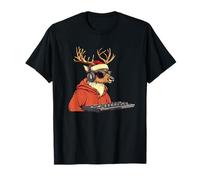 Faites Tourner Les Decks avec Le Costume DJ Energy de Renne T-Shirt