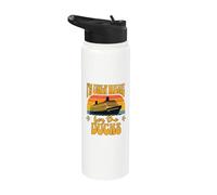 Faites une croisière uniquement ici pour Ducks Funny Ship Vacation Cruisers Stainless Steel Insulated Water Bottle