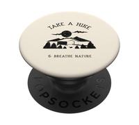 Faites Une randonnée et respirez la Nature (Hiker Statement) PopSockets PopGrip Adhésif