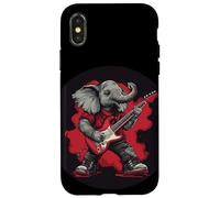 Faites vibrer la foule avec ce costume d'éléphant de guitare électrique Coque pour iPhone X/XS