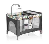Faites vos valises avec table à langer | Berceau de voyage pliable et parc pour bébé | Design sûr certifié JPMA | Maille respirante et lavable | Sac de transport inclus (C-Cartoon)