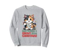 Faites-Vous Plaisir avec Un Petit Chat Calico Mignon et miaulé Sweatshirt