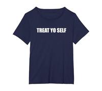 Faites-Vous Plaisir T-Shirt, Femme Grandes Tailles, Bleu Marine, 1X