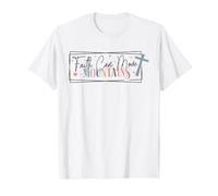 Faith Can Move Mountains Écriture chrétienne T-Shirt
