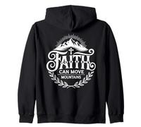 Faith Can Move Mountains - Jésus Promise Art catholique Sweat à Capuche