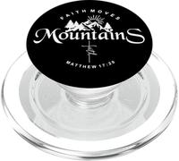 Faith Can Move Mountains Matthew 17 20 Faith Moves Mountains PopSockets PopGrip pour MagSafe