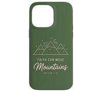 Faith Can Move Mountains Matthew 17:20 Inspiration Coque pour iPhone 14 Pro Max