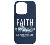 Faith Can Move Mountains - Matthew 17:20 Nature Inspiration Coque pour iPhone 14 Pro